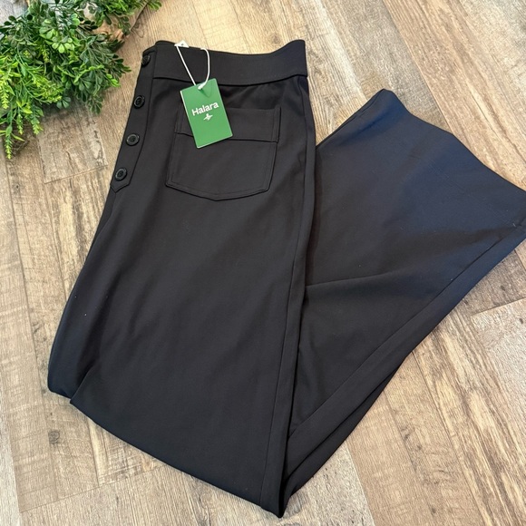 HALARA Black Halo Tek Air Wide-Leg Pants Size XL - Picture 1 of 9